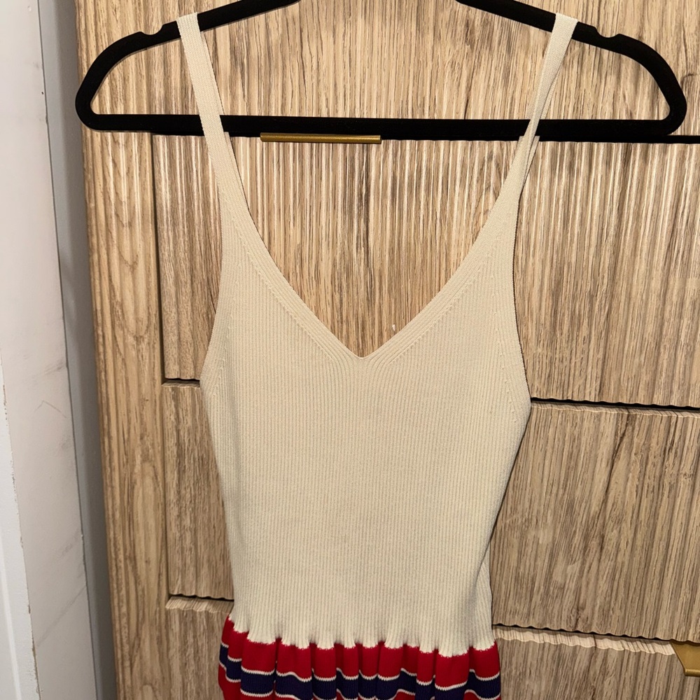 Sandro Cream and Multicolor Camisole